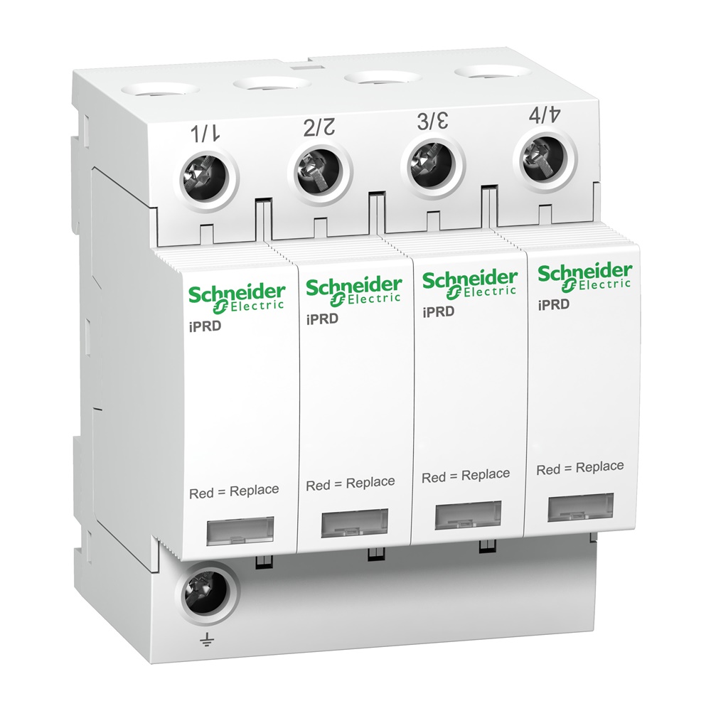 Scaricatore Acti9 iPRD8r 4P 2,5kA 8kA Cartuccia Estraibile Protezione Secondaria Installazioni Elettriche