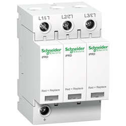 Scaricatore sovratensioni Acti9 iPRD 3P 5kA Tipo 2 con cartuccia estraibile per impianti elettrici