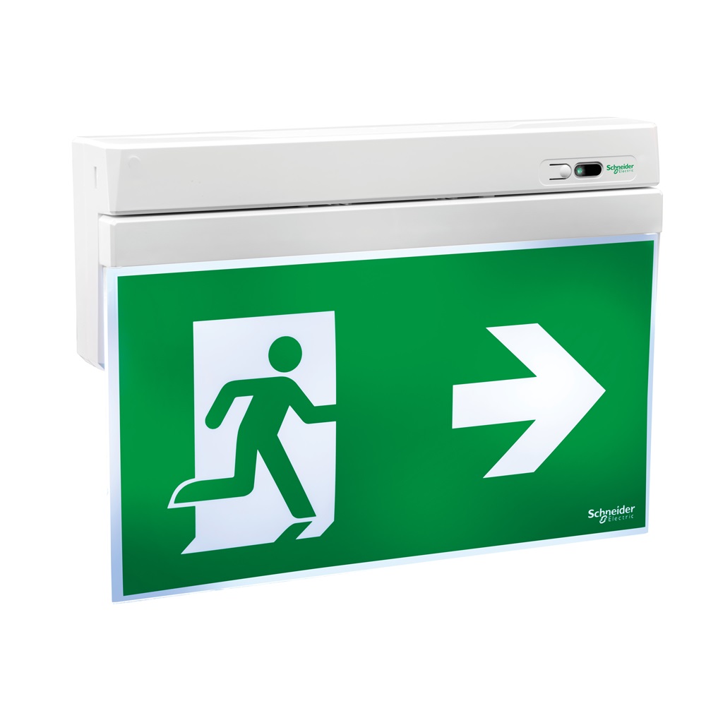 Exiway Smartexit, IP40, da Soccorritore 230V DALI, 26m, Apparecchio di segnalazione di sicurezza