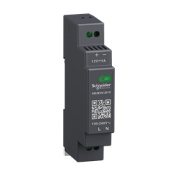 Alimentatori switching, 100-240 V AC, 12 V 1 A, monofase, Modulare