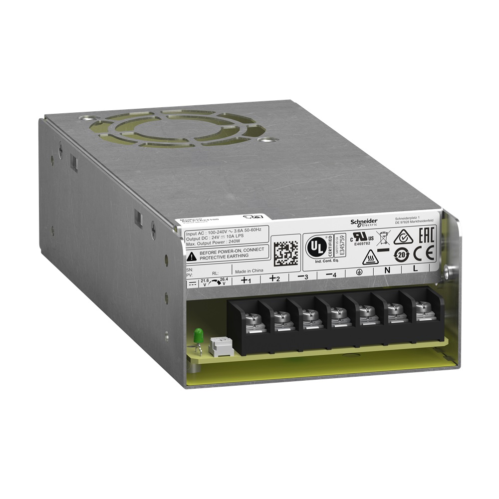Alimentatore 24V 10A Panel Mount