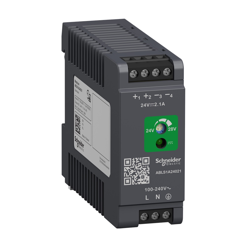 Alimentatori switching, 100-240 V AC, 24 V 2.1 A, monofase, Ottimizzato