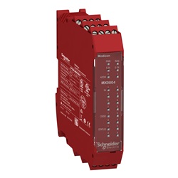 Modulo espansione di sicurezza 8 ingressi digitali + 4 uscite digitali SIL3 m.vite