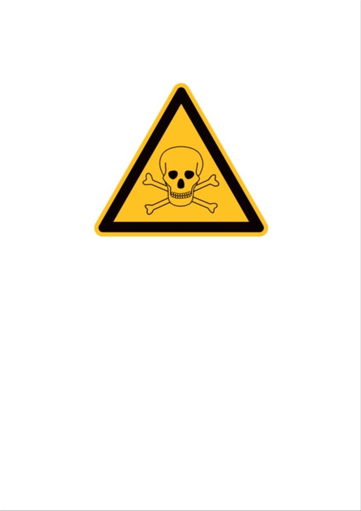 Etichetta Avvertimento Pericolo di Morte 100mm per Impianti
