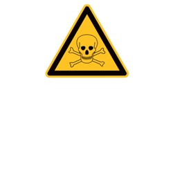 Etichetta Avvertimento Pericolo di Morte 100mm per Impianti