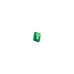 Elemento siglatura PMP-30 verde resistente acqua e solventi cablaggio industriale