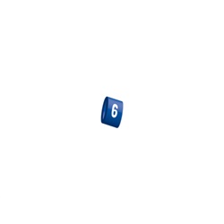 Elemento siglatura PMP-30 blu resistente acqua e solventi per cablaggio