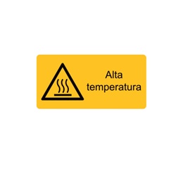 Etichetta avvertimento WST-LSY 65x131 mm per impianti e macchinari