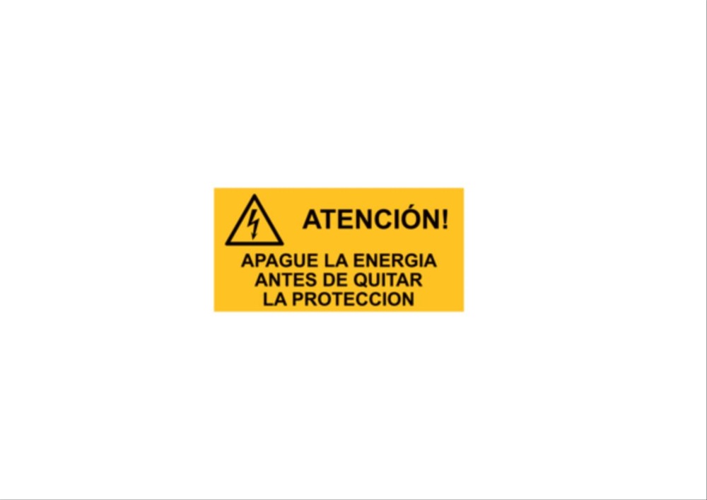 Etichetta VS-I84 simboli integrati 52x105 per impianti elettrici