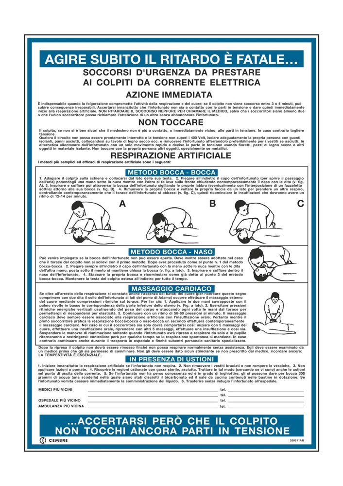 Targa segnaletica alluminio 420x297 mm soccorsi impianti