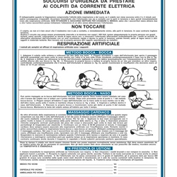 Targa segnaletica alluminio 420x297 mm soccorsi impianti