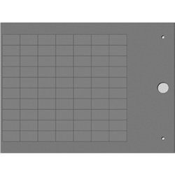 Etichette adesive sicurezza MG-SAT-C grigio 9x15 mm antimanomissione industria