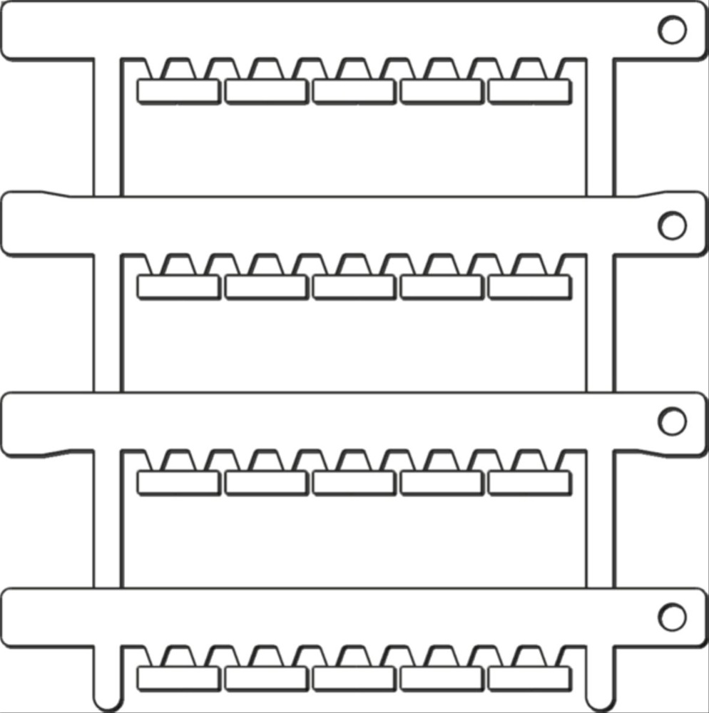 Targhetta autoadesiva magnetica per moduli I/O remoti ambiente industriale