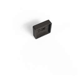 Porta-targa PLR quadro 17x20 rivettabile per cablaggio industriale
