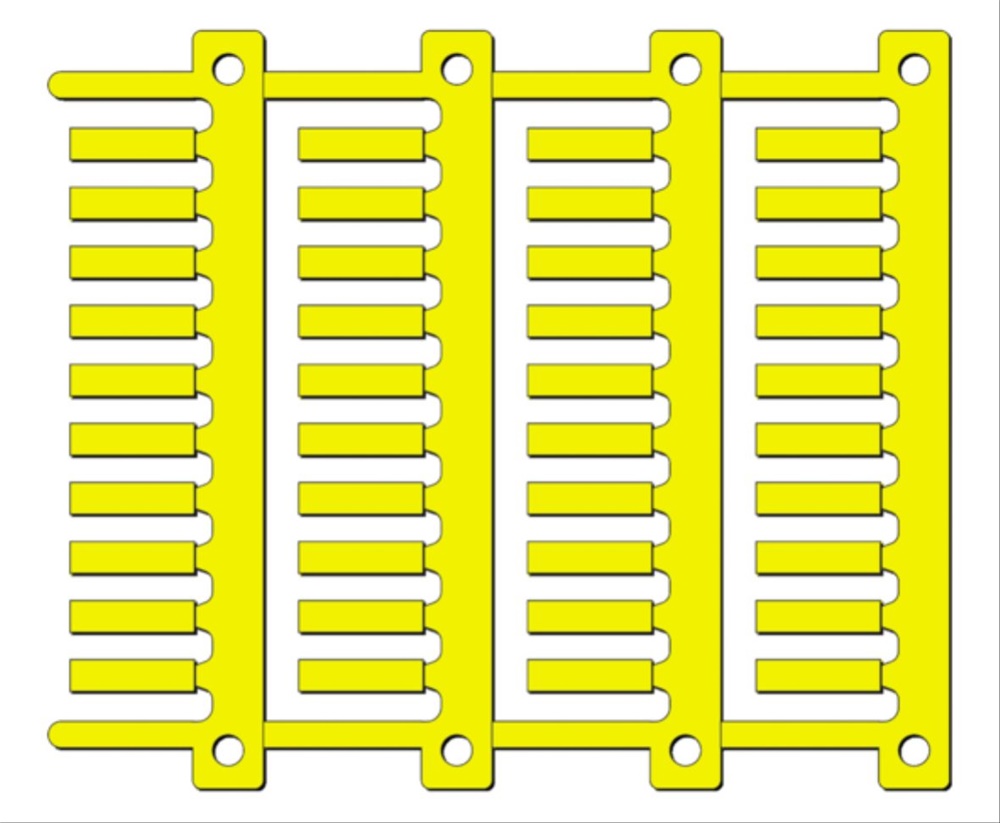 Targhetta segnalazione cavo MG-TDM-02 4x16 mm automazione industriale