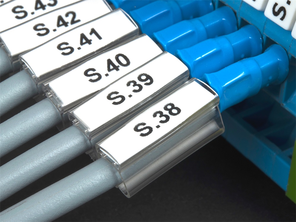 Targhetta rossa 4x10mm MG-TPMF per tubo