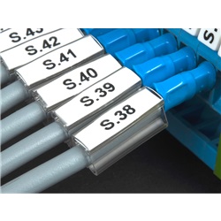 Targhetta rossa 4x10mm MG-TPMF per tubo