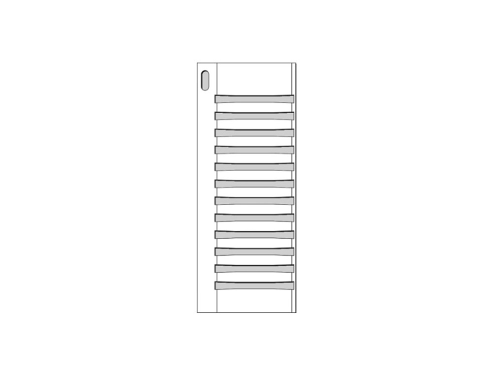 Targhetta TPM-Roll bianca 4x30mm per siglatura cavi tubi