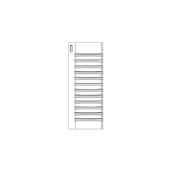 Targhetta TPM-Roll bianca 4x30mm per siglatura cavi tubi