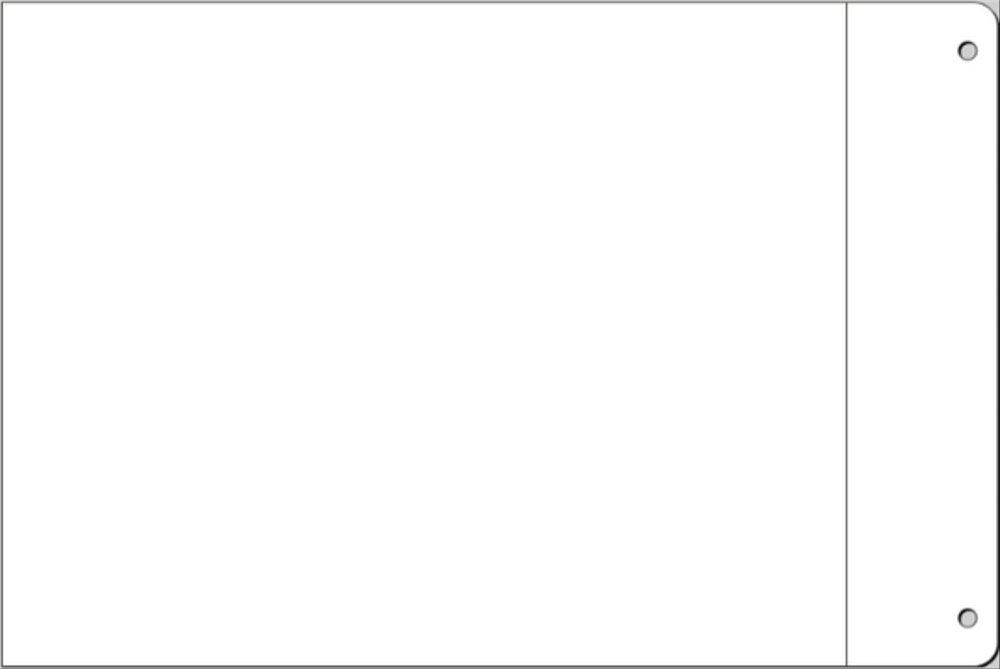 Etichette adesive PVC prefustellate 110x140mm bianche per esterno quadro