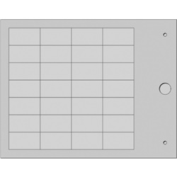 Targhetta MG-TAP grigia 15x27 mm per identificazione cavi e componenti