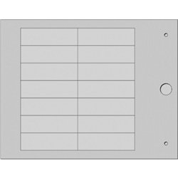 Targhetta MG-TAP grigia 15x49 mm per cavi automazione industriale