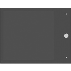 Targhetta MG-TAP nero 15x27 mm per cavi e componenti