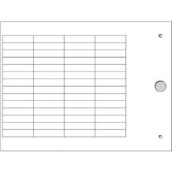 Targhetta MG-TAP bianco 6x27,3 mm porta-targhe cablaggio industriale