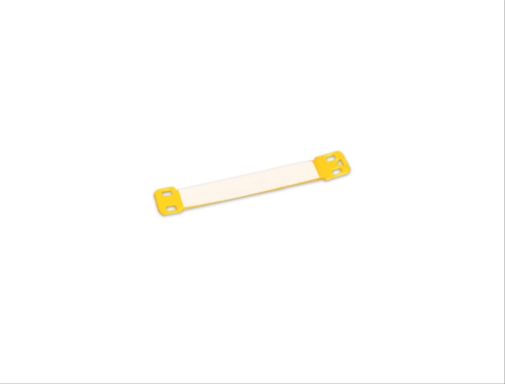 Targhetta fascettabile MS-ETF giallo 70x14 per cablaggio industriale