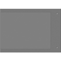 Targa quadro MG-VRT-R grigio 102x138 halogen free per automazione industriale