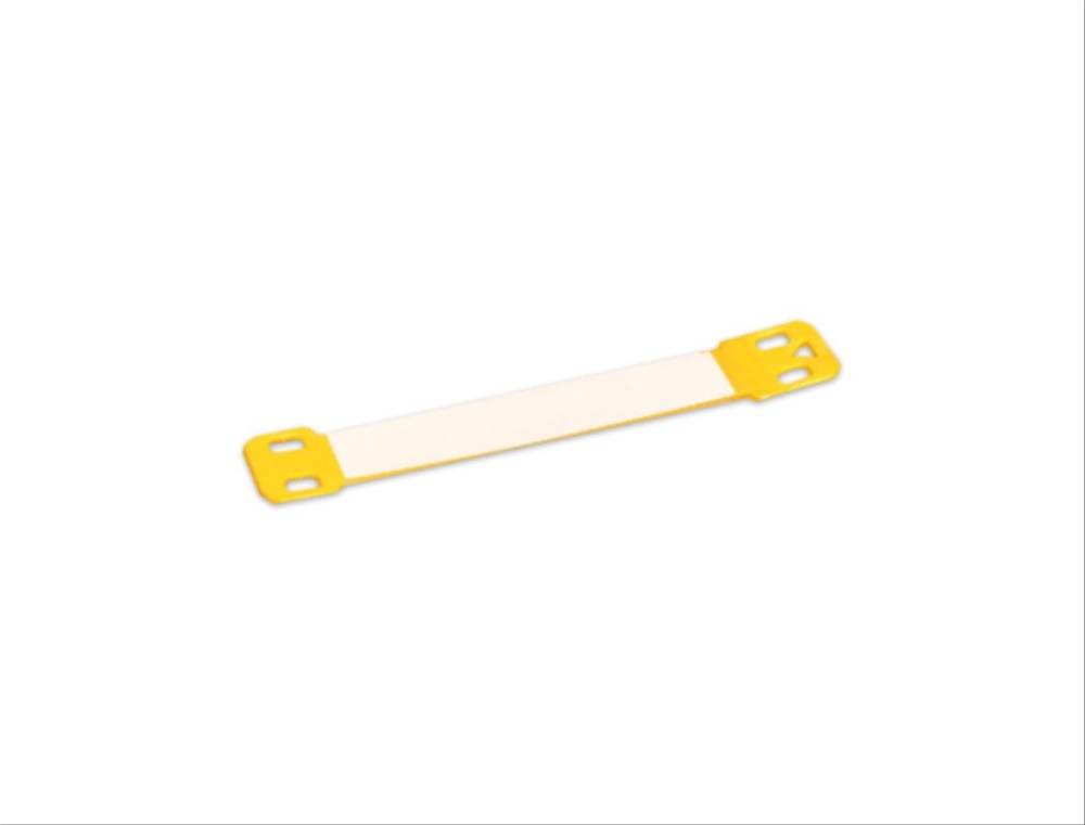 Targhetta fascettabile MS-ETF gialla 100x15 mm automazione industriale