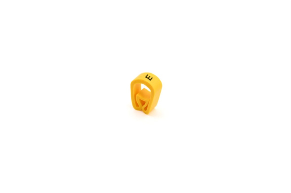 Anello siglatura RMS-01 giallo plastica elettrico