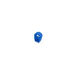 Anello siglato RMS-01 plastica blu senza denti per elettrico