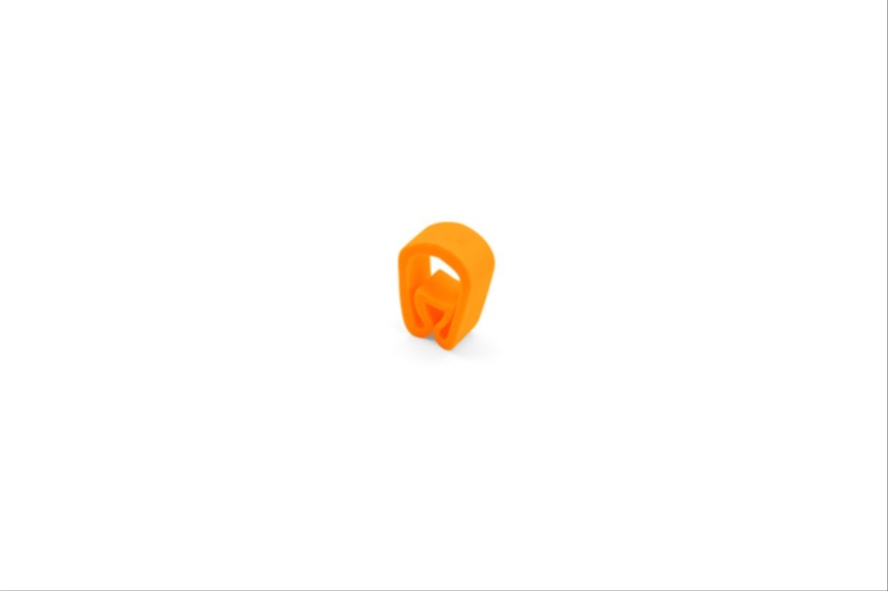 Anello siglato RMS-02 plastica arancione Ø2,5-5 elettrico