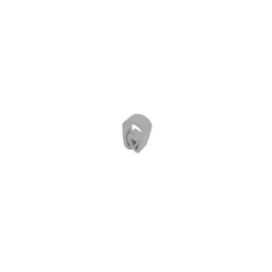 Anello siglato RMS-03 plastica grigio per impianti elettrici 4-10 mm