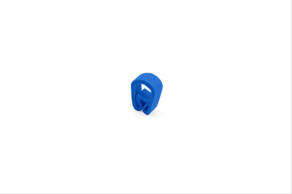 Anello siglato RMS-04 plastica blu 8-16 mm elettrico