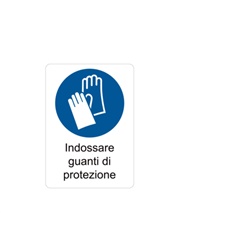 Etichetta prescrizione simboli testo 148x105 mm impianti