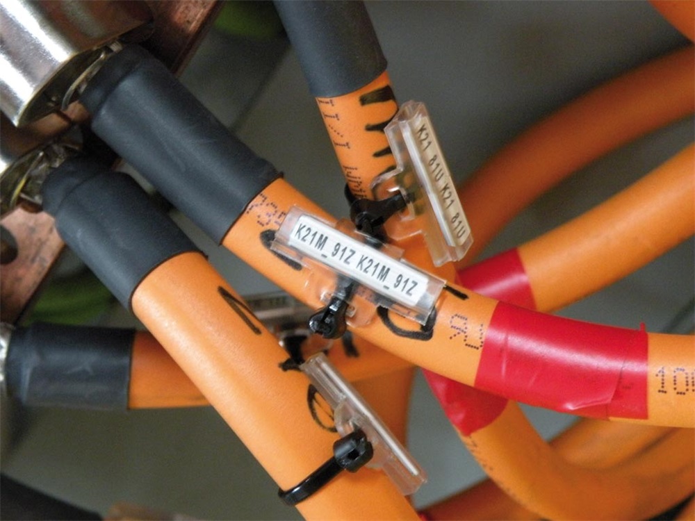 Tubetti segnacavo flat PVC plastificato per targhette 4-9-15 mm uso cavi e guaine