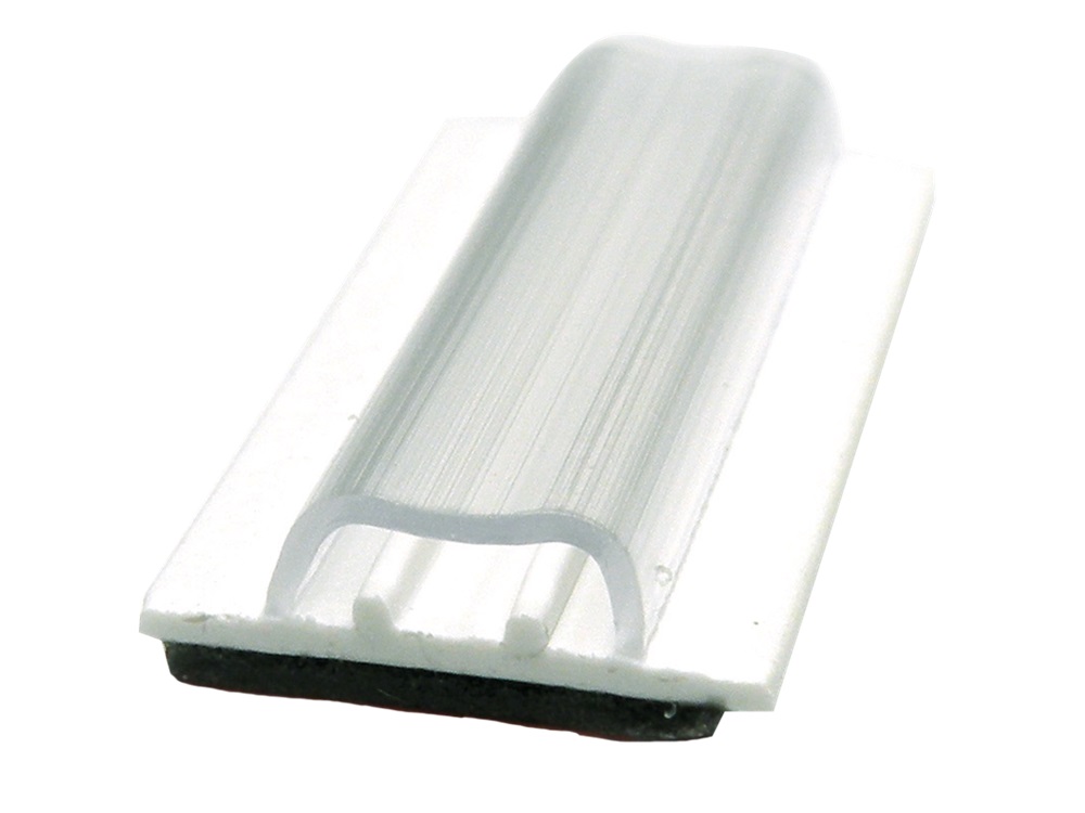 Tubetti siglacomponenti adesivi PVC plastificato per targhette Flat 4 mm uso componenti elettrici