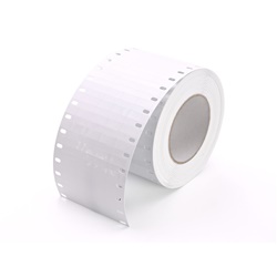 Targhetta TAR-ROLL segnalazione bianca 9x20 mm cablaggio industriale