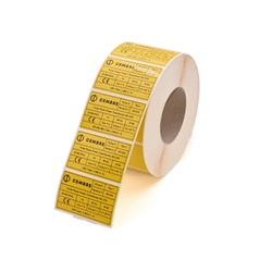Etichetta termica 50x80 mm YVYG rotolo automazione industriale