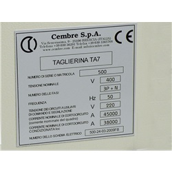Targa quadro gialla MG-VRT-A adesiva PVC 88404