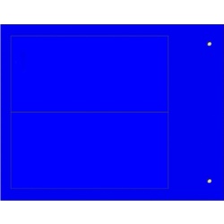 Targa quadro MG-VRT-A PVC 52x107 mm per personalizzazione industriale