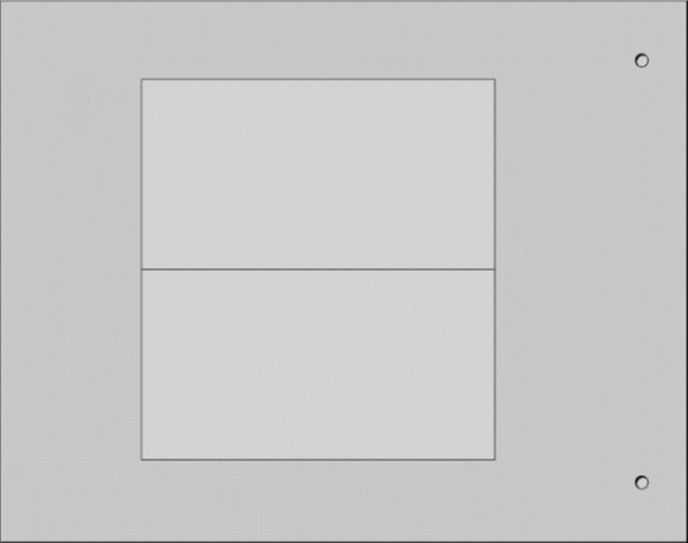Targa quadro MG-VRT-A PVC grigio 42x78 mm automazione industriale