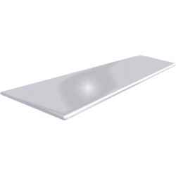 Coperchio trasparente piatto 650mm per cablaggio industriale
