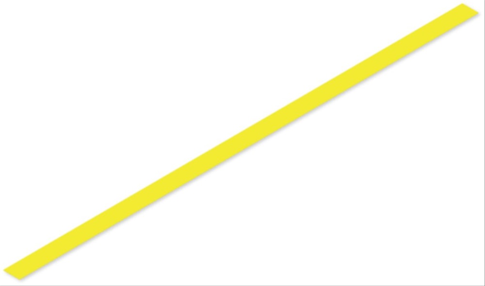 Striscia MG-17.5-SB adesiva gialla PVC per etichettatura industriale