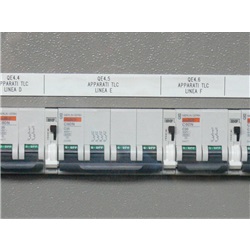 Targa rigida gialla MG-17.5-A adesiva 990881