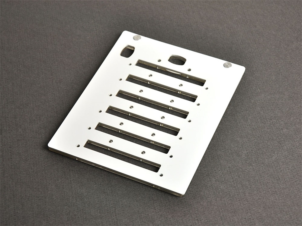 Piastra MG2-PTD per targhette MG-TDM 4x12 mm stampa termica professionale durata alta