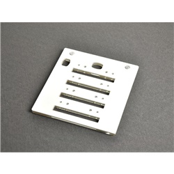 Piastra MG2-PTM per targhe MG-TDM 4x16, etichettatura professionale, stampa termica, uso industriale