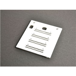 Piastra MG2-LTB resistente per targhetta MG-CPM-09 5X10 mm installazione professionale